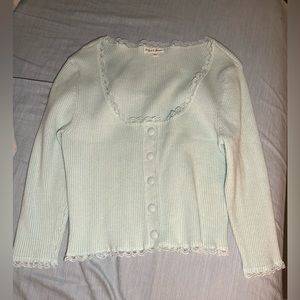 For love and lemons mint Jolie cardigan